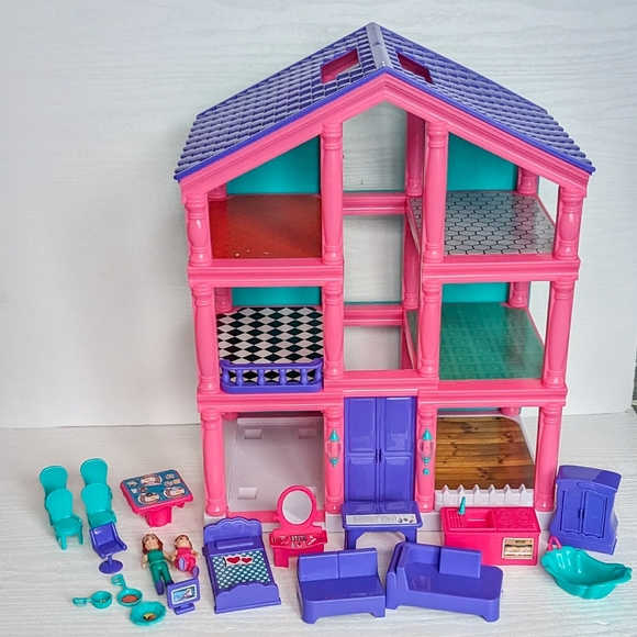 Toys Kid Connection 3story Dollhouse Play Set With Working